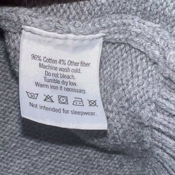 Janie and Jack Boy's Navy/Teal/Grey Fairisle Sweater Size 2T - Picture 4 of 5